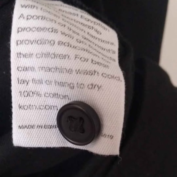 KOTN Black cotton wrap blouse/shirt Size S - Picture 6 of 7